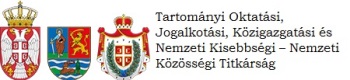 Tartományi Oktatási, Jogalkotási, Közigazgatási és Nemzeti Kisebbségi – Nemzeti Közösségi Titkárság